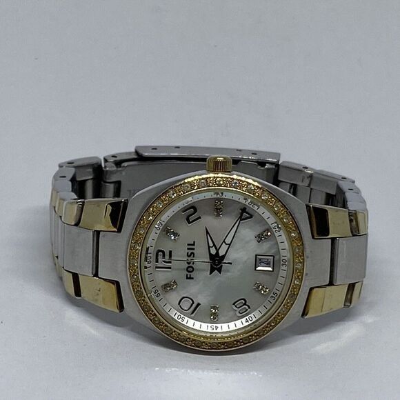 Fossil Colleague AM4183 Women's Stainless Steel Analog Dial Quartz Watch MP271 - Picture 7 of 12
